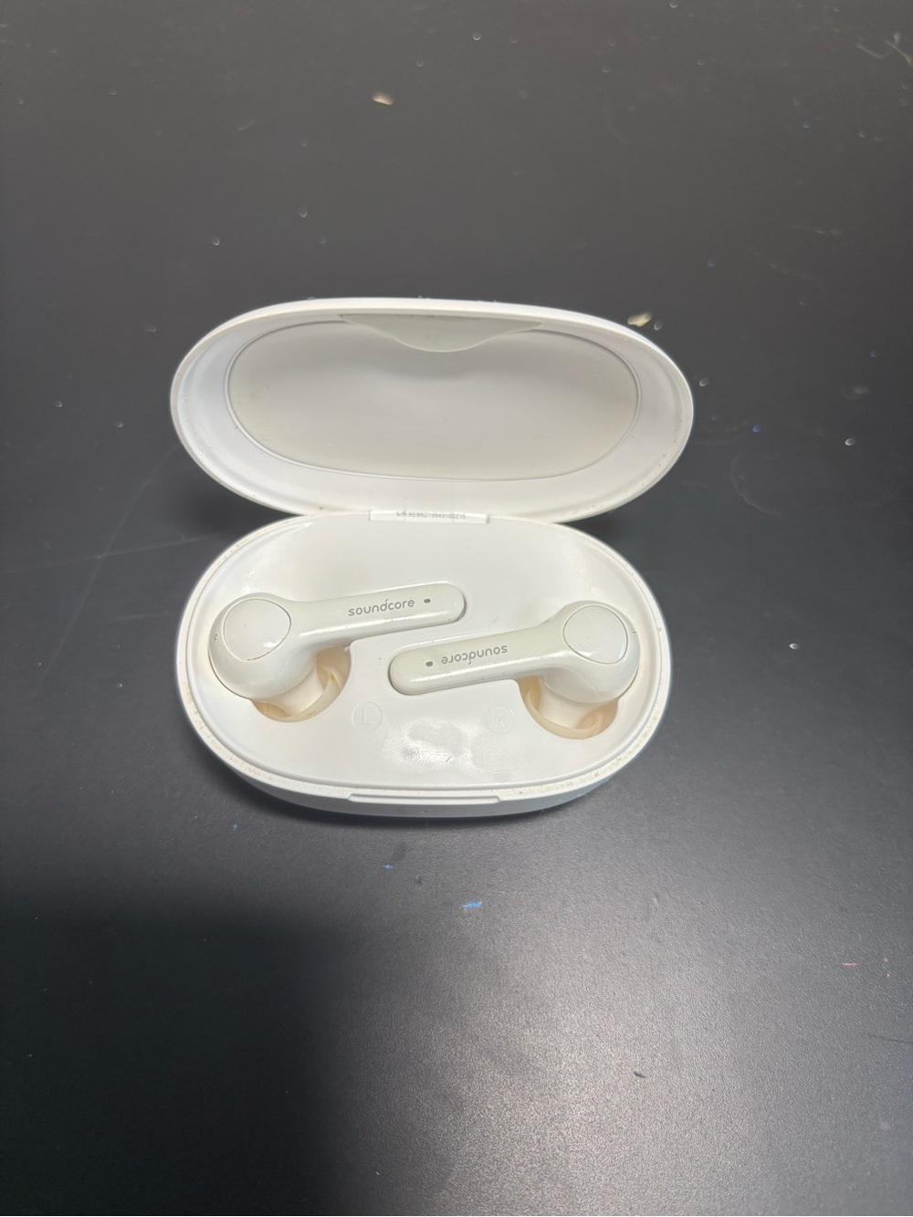 Soundcore White True Wireless Earbuds with Charging Case